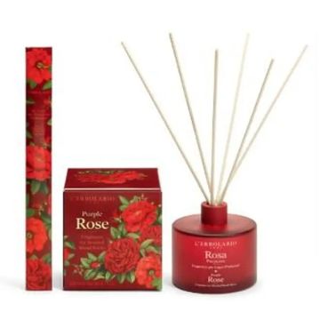 L´Erbolario Rosa Purpurea Fragancia Para Leños (Mikados) 200Ml
