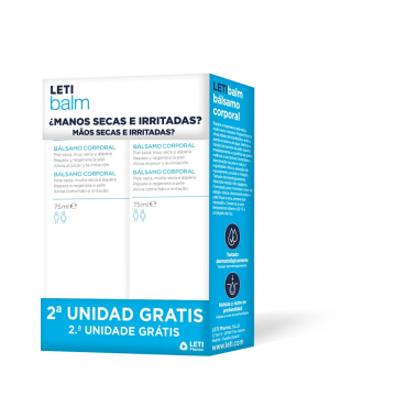 Letibalm Reparacion Corporal Crema Manos 2 X 75Ml