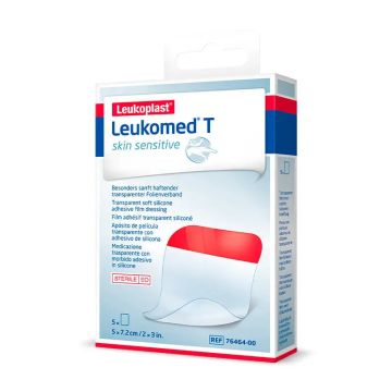 Leukoplast Leukomed T Skin Sensitive, 5 Cm X 7,2 Cm, 5 Unidades