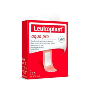 Leukoplast Aqua Pro, 19 Mm X 72 Mm, 10 Unidades