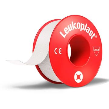 Leukoplast Blanco Con Aro 2,5 Cm X 5 M