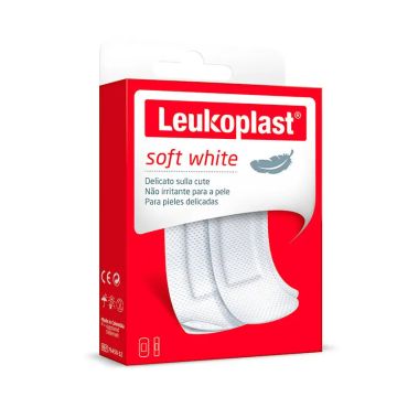 Leukoplast Soft White, 19 Mm X 72 Mm, 20 Unidades