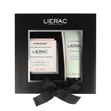 Lierac Hydragenist Cofre Gel Crema Rehidratante Luminosidad + MascarillaExfoliante, 125 ml