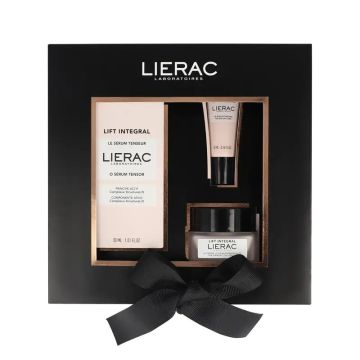 Lierac Lift Integral Cofre Antiedad Serum Tensor + Crema De Día Reafirmante +Contorno De Ojos, 57 ml