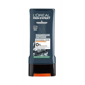 L'Oréal Paris Men Expert Gel De Ducha Magnesium Defense: Mineral De Magnesio,Cuidado Delicado Para Piel Sensible