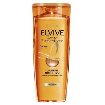 L'Oréal Paris Elvive Aceite Extraordinario Champú Nutritivo Para Pelo Seco 380Ml