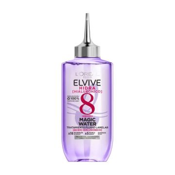 L'Oréal Paris Elvive Hidra Hialurónico Magic Water: Tratamiento Capilar 8S,Tecnología Lamelar, 200Ml