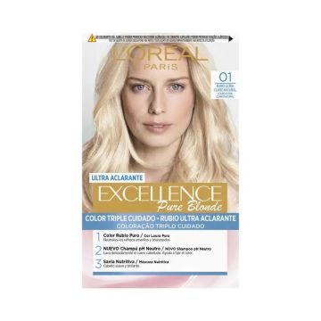 L'Oréal Paris Excellence Pure Blonde Ultra-Aclarante - Tono 01 Rubio Ultra ClaroNatural