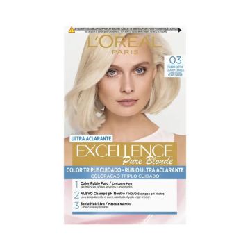 L'Oréal Paris Excellence Pure Blonde Ultra-Aclarante - Tono 03 Rubio Ultra ClaroCeniza