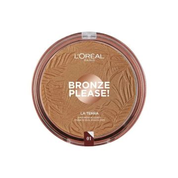L'Oréal Paris Glam Bronze La Terra 01 Portofino-Leggero Polvos BronceadoresPieles Claras 18 Gr