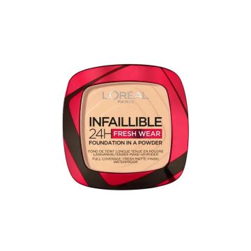 L'Oréal Paris Infalible 24H Polvos Compactos Mate De Larga Duración Tono 40Cashmere Para Pieles Claras