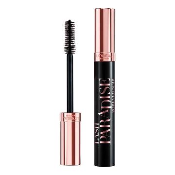 L'Oréal Paris Máscara De Pestañas Lash Paradise: Forever Noir, Fórmula 30% MásNegra