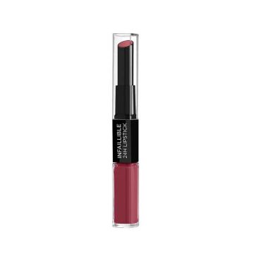L'Oréal Paris Pintalabios Permanente Infalible 24H Tono 804 Metro-Proof Rose