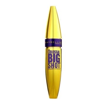 Maybelline New York máscara de pestañas The Colossal Big shot negra volumen, 9,5ml