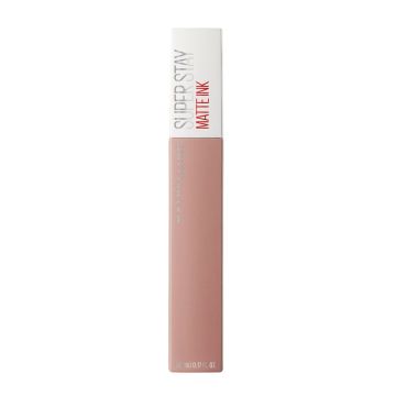 Maybelline New York Pintalabios Mate Larga Duración Superstay Matte Ink Tono 05Loyalist Color Nude