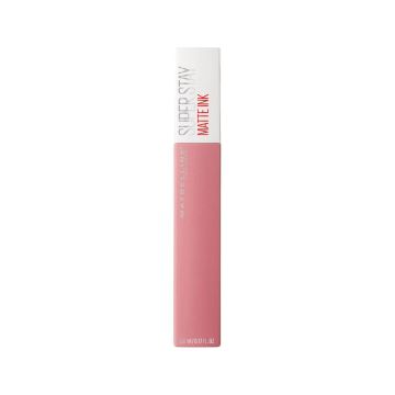 Maybelline New York Superstay Matte Ink Pintalabios Mate Larga Duración Tono 10Dreamer Color Nude Rosa