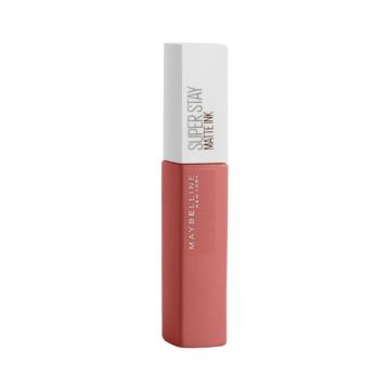 Maybelline New York Superstay Matte Ink Pintalabios Mate Larga Duración Tono 05Loyalist Color Nude