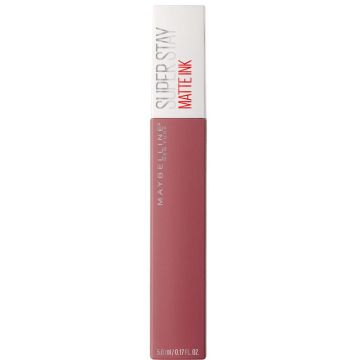 Maybelline New York Pintalabios Mate Larga Duración Superstay Matte Ink Tono 140Soloist Color Rosa