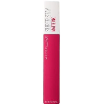 Maybelline New York Pintalabios Mate Larga Duración Superstay Matte Ink Tono 150Path Finder Color Rosa