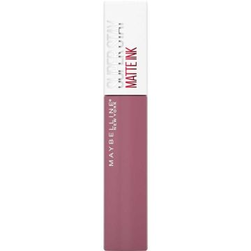 Maybelline New York Superstay Matte Ink Pintalabios Mate Larga Duración Tono 180Revolutionary Color Rosa