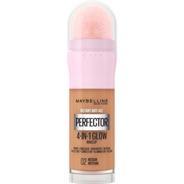 Maybelline New York Instant Perfector Glow 4-En-1, El Glow Que Usas ComoQuieras, Tono 02 Medium Deep