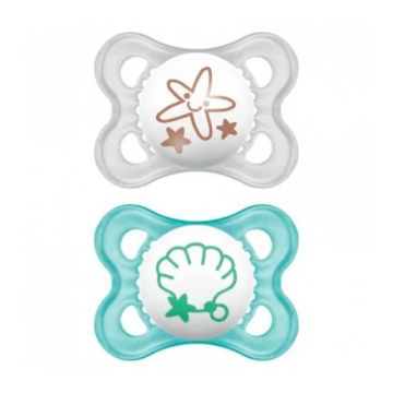 MAM Baby Chupete Original Silicona 0M+ Unisex 2 unidades
