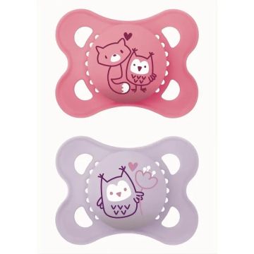 Mam Baby Chupete Original Start Latex Rosa 2-6M, 2 Unidades