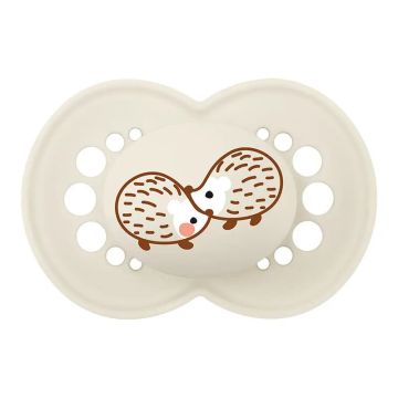 Mam Chupete Original 6+ Silicona Matt Azul, 2 unidades