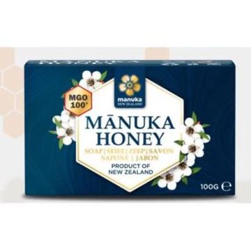 Manuka New Zeland Miel De Manuka Mgo 100+ Jabon Pastilla 100Gr.