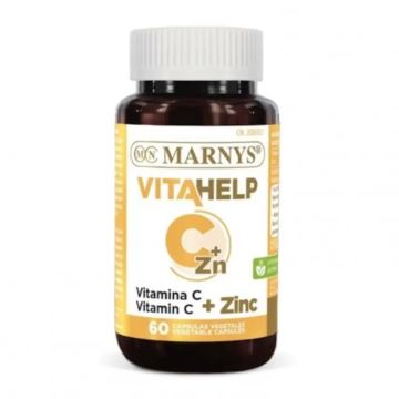 Marnys Vitahelp Vit. C + Zinc 500Mg/25Mg 60 Cápsulas