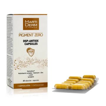Martiderm Pigment Zero Dsp Antiox, 60 Cápsulas