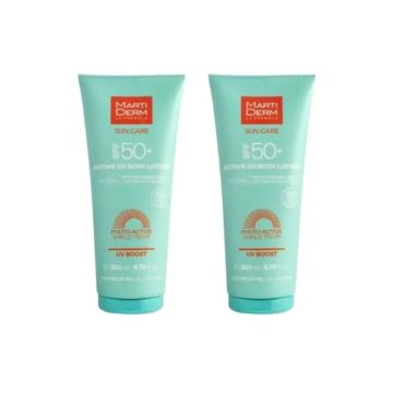 Martiderm Spf50+ Actived Body Lotion, 2X200 Ml