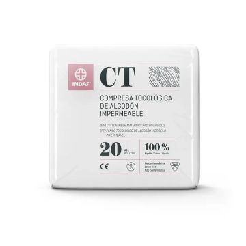 Maternity Compresa Tocológica De Algodón Impermeable , 20 unidades