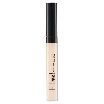 Maybelline New York Corrector de Ojeras e Imperfecciones Fit Me tono 05 IvoryAcabado Natural Pieles Muy Claras, 6,8ML