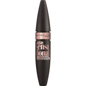 Maybelline New York Lash Sensational Voluptuous máscara de pestañas negravolumen, 9,5 ml