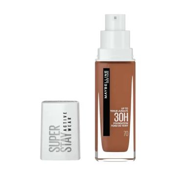 Maybelline New York Superstay Active Wear Base De Maquillaje Que Lo Da Todo 30H.Tono 70 Cocoa