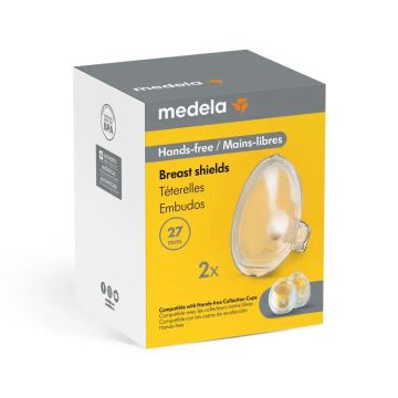 Medela Embudo Hands-Free 27 Mm , 2 Unidades