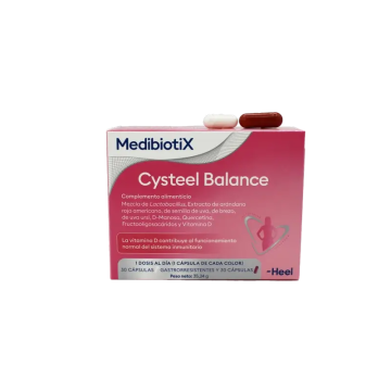 Medibiotix Cysteel Balance Complemento Alimenticio 30 y 30 Cápsulas