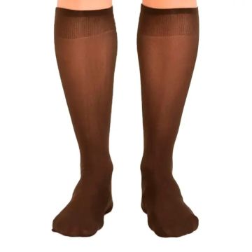 Medilast Calcetín Confort Color Marrón, Talla Mediana