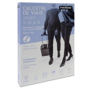Medilast calcetin viaje T/pequeña negro R230