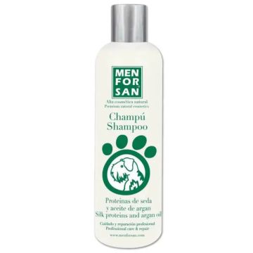 Menforsan Champú Proteinas Seda+Aceite Argan 300 ml
