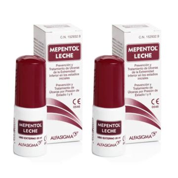 Mepentol Leche Emulsión Para Úlceras, 2 x 20 ml