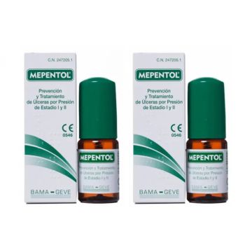 Mepentol Pulverizador Para Úlceras, 2 x 20 ml