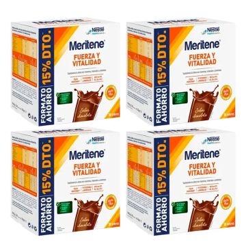 Meritene Fuerza y Vitalidad Batido Chocolate Pack 4 x 30 sobres