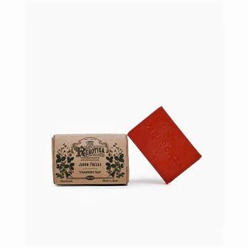 Mi Rebotica Jabón Glicerina Artesano Fresas 100 Gr