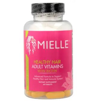 Mielle Healthy Hair Adult Vitamins With Biotin 60 Tabletas