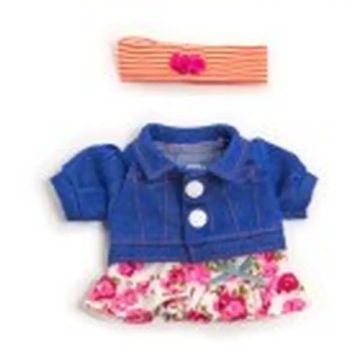 Miniland Ropa Conjunto Entretiempo Flor Para Muñeco 21 Cm