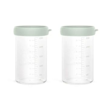 Miniland Set De 2 Hermétricos De Vidrio Ecosized 250Ml