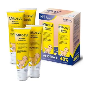 Mitosyl Pomada Protectora Pack, 4x65 gr