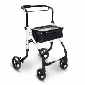 Mobiclinic Andador Plegable De Aluminio Con Bolsa Y Bandeja